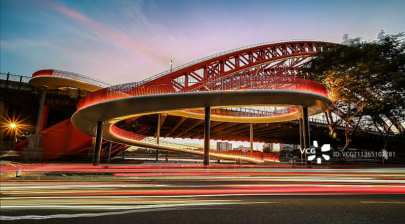 东莞水道特大桥万江端图片素材