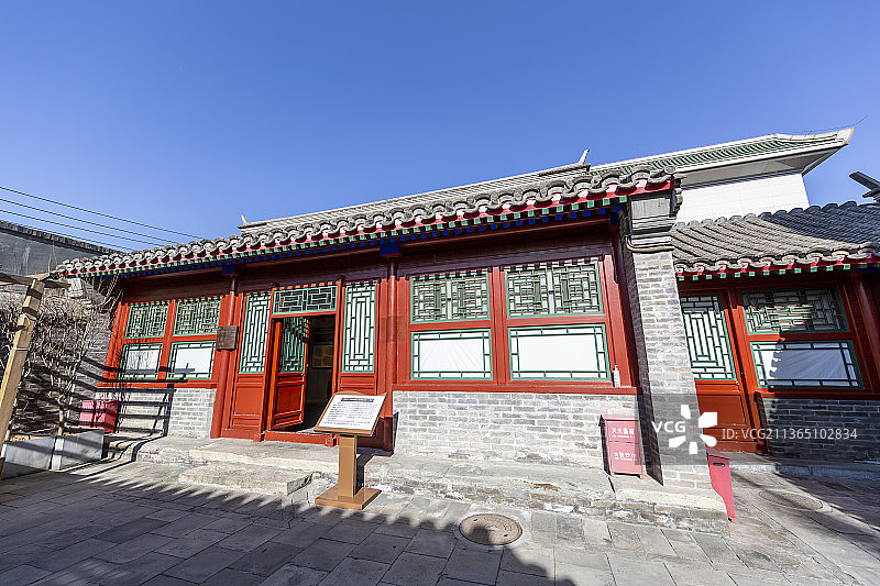 北京《新青年》编辑部旧址（陈独秀旧居）：北房图片素材