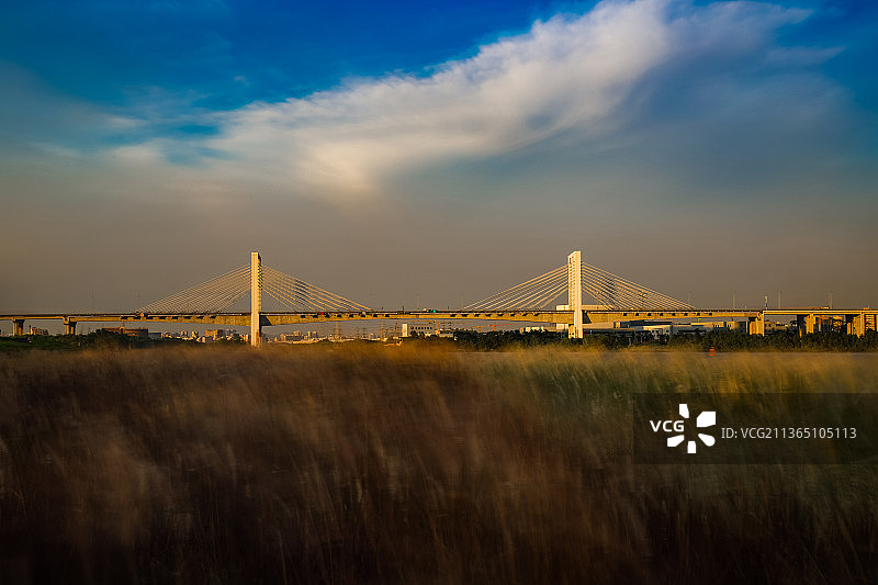 长安镇东宝河大桥图片素材