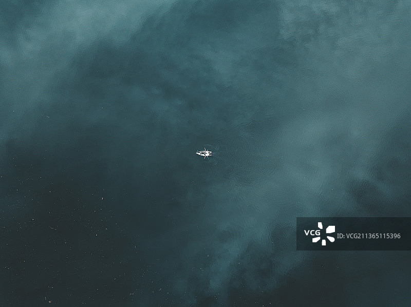 开阔的水域，海洋高角度视图图片素材