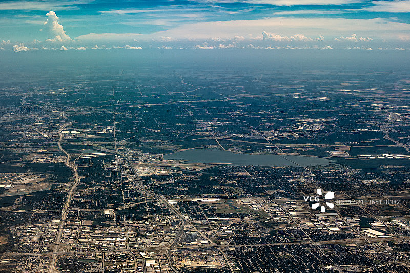 拉斯维加斯城市景观航拍图片素材