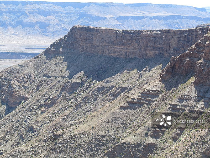 鱼河峡谷的岩石山脉风光，纳米比亚图片素材