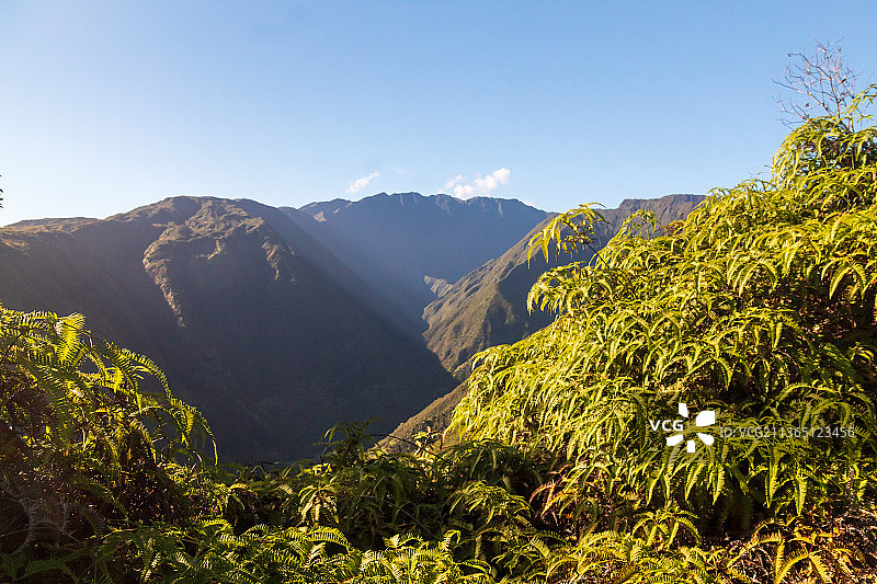 美国夏威夷毛伊岛山景图片素材