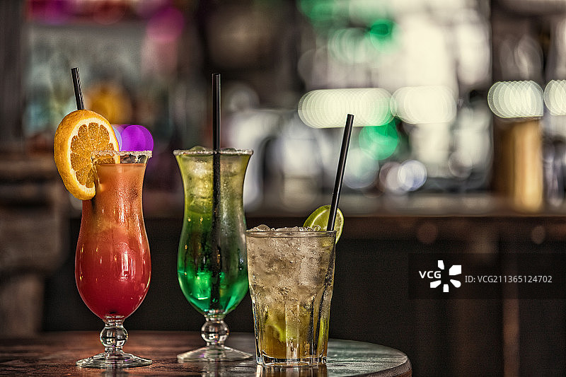 酒吧里的鸡尾酒特写，德国图片素材