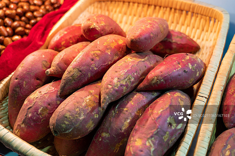 篮子里红薯图片素材