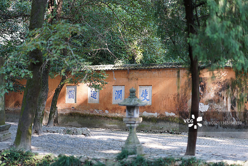 浙江省 台州市 天台县 城关镇 国清寺图片素材