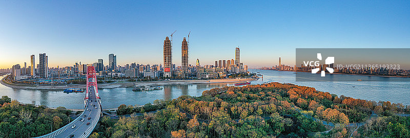 武汉晴川桥图片素材