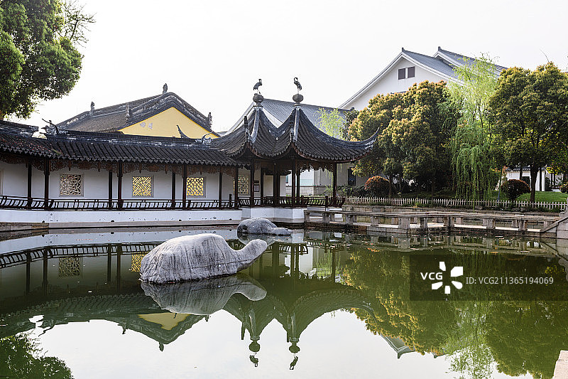 江苏苏州同里静思园图片素材