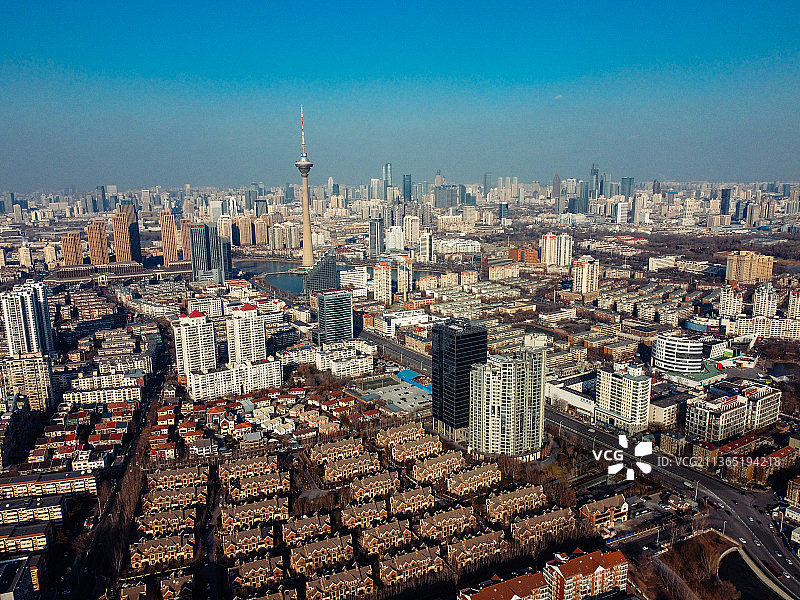 天津 奥体中心 南开区 动物园 水上公园 天塔湖 钻石山图片素材