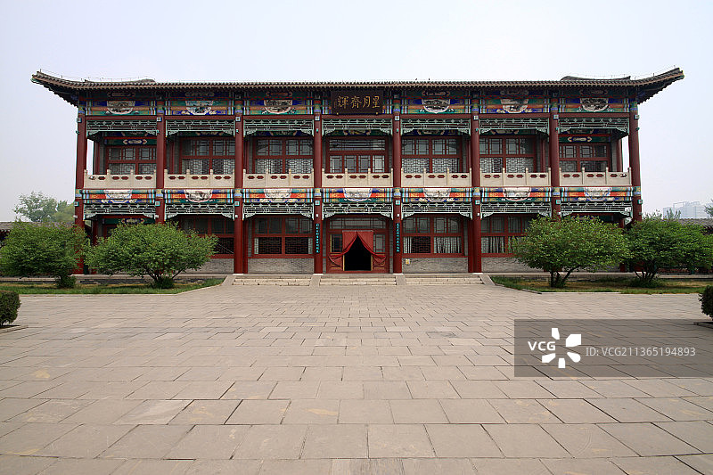 河北邢台达活泉公园郭守敬纪念馆风光图片素材