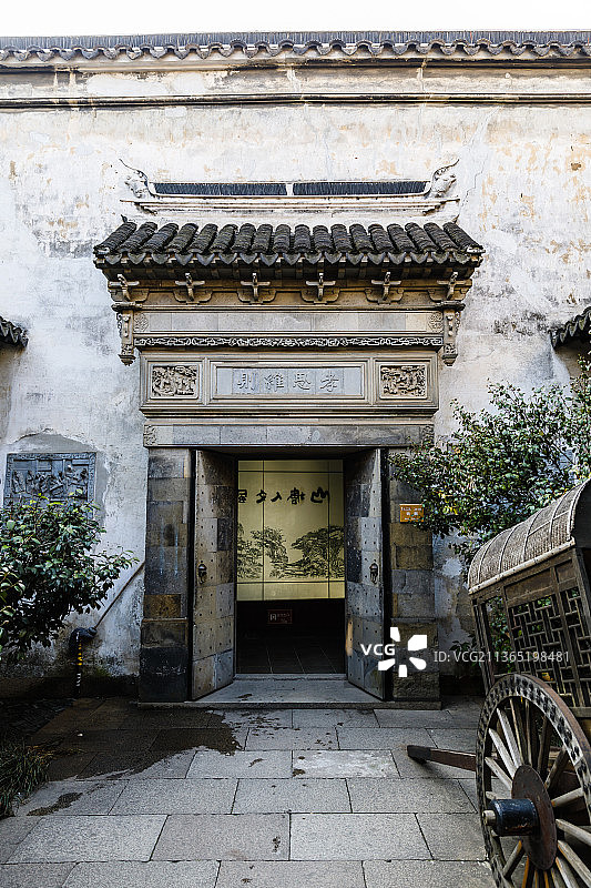 江苏苏州山塘街玉涵堂图片素材