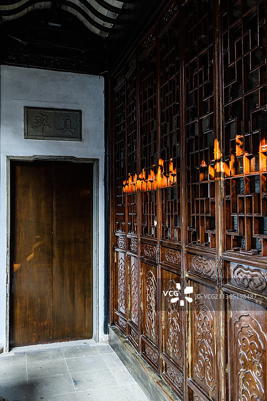 江苏苏州山塘街玉涵堂图片素材