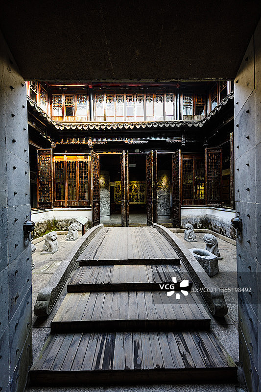 江苏苏州山塘街玉涵堂图片素材