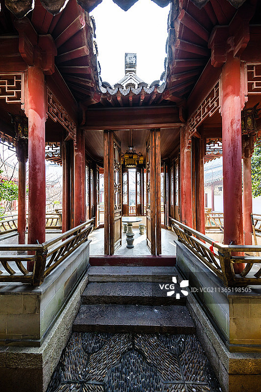 江苏苏州山塘街玉涵堂图片素材