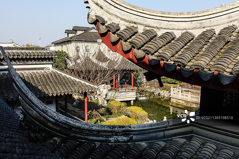 江苏苏州山塘街玉涵堂图片素材