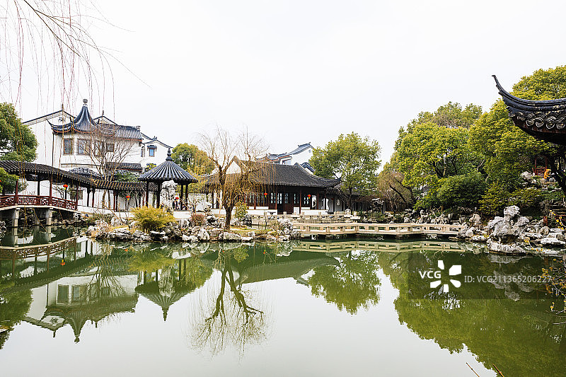 江苏苏州同里静思园图片素材