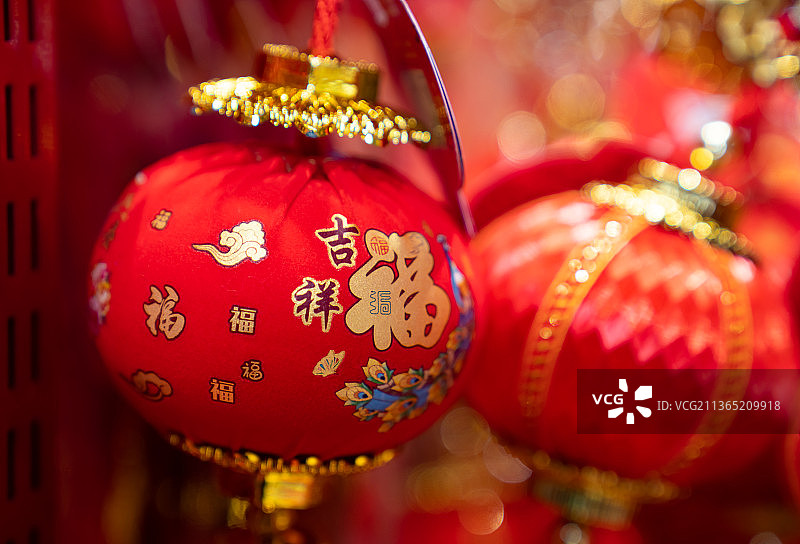 新年红灯笼图片素材