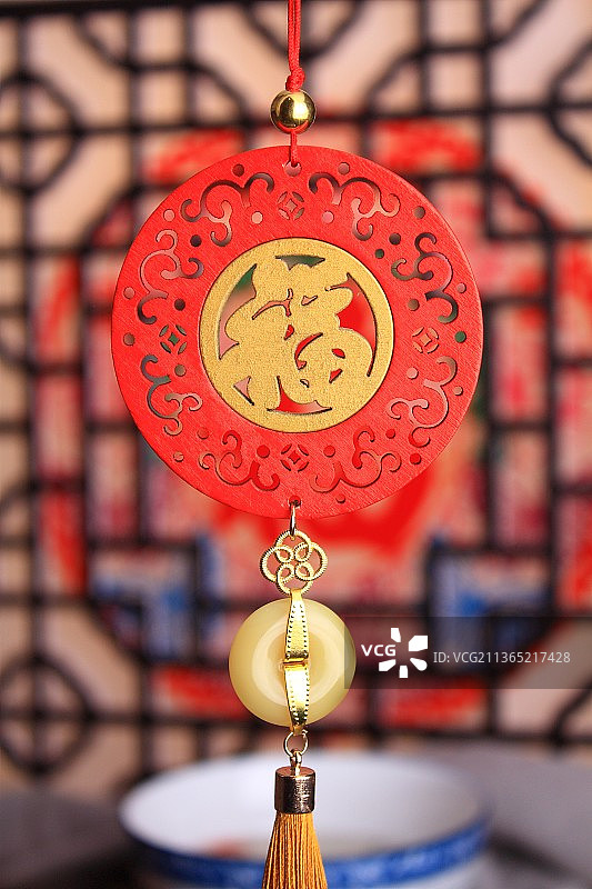 中国传统文化静物平安符图片素材