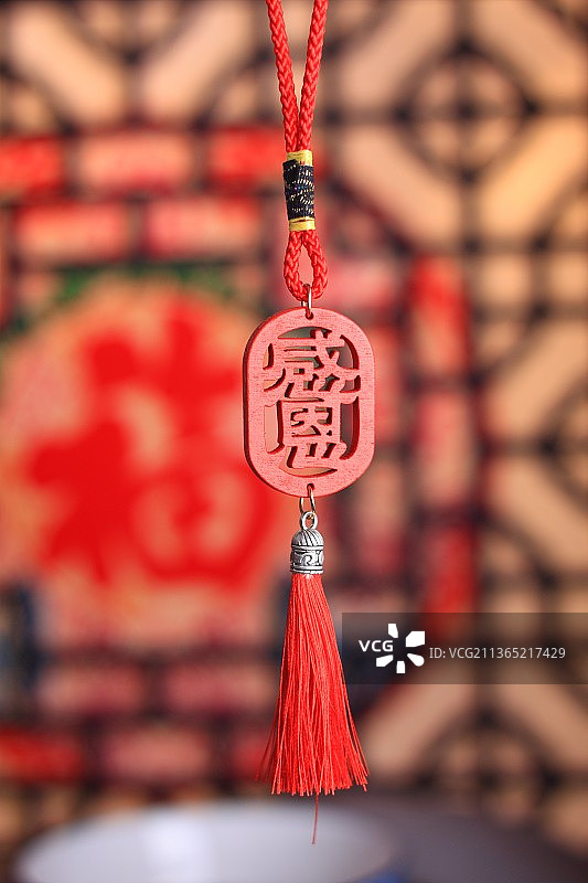 中国传统文化静物平安符图片素材