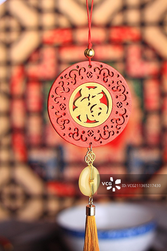 中国传统文化静物平安符图片素材