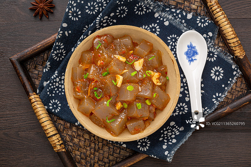 干炒红薯凉粉图片素材