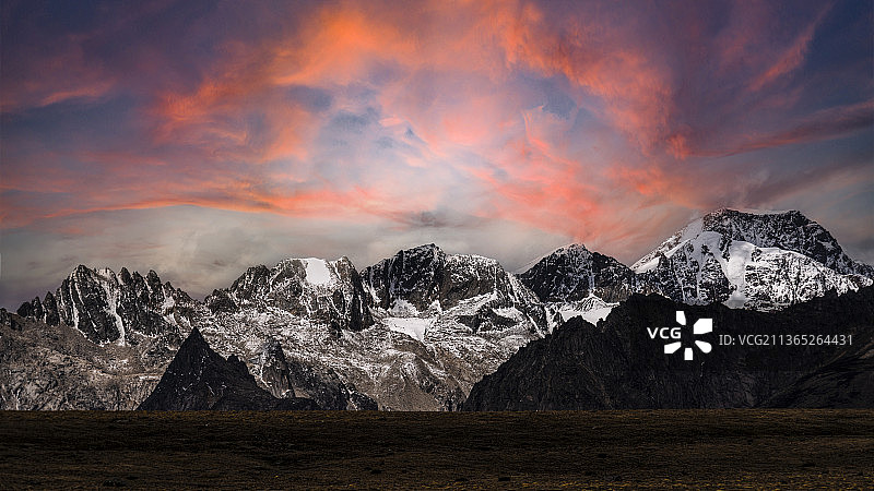 雪域雄峰图片素材