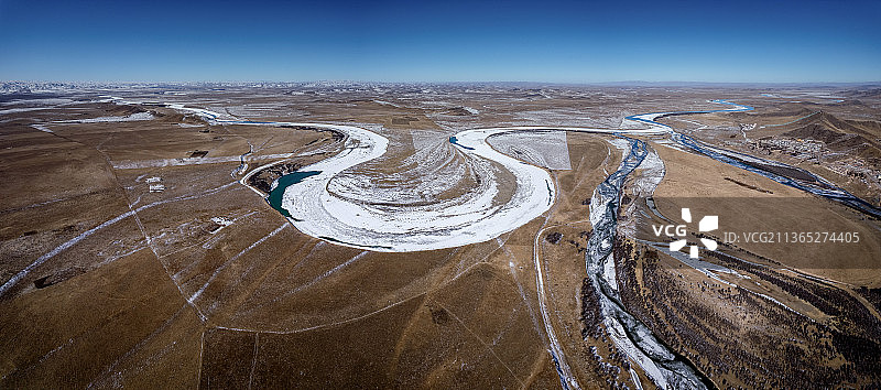 黄河第一湾图片素材