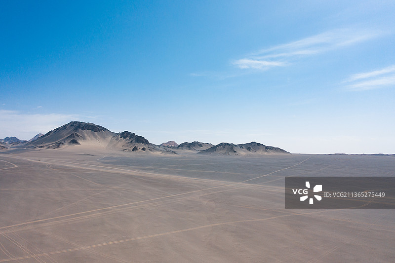 青海黑山戈壁地貌图片素材
