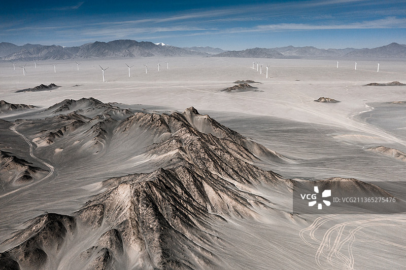 青海黑山戈壁地貌图片素材