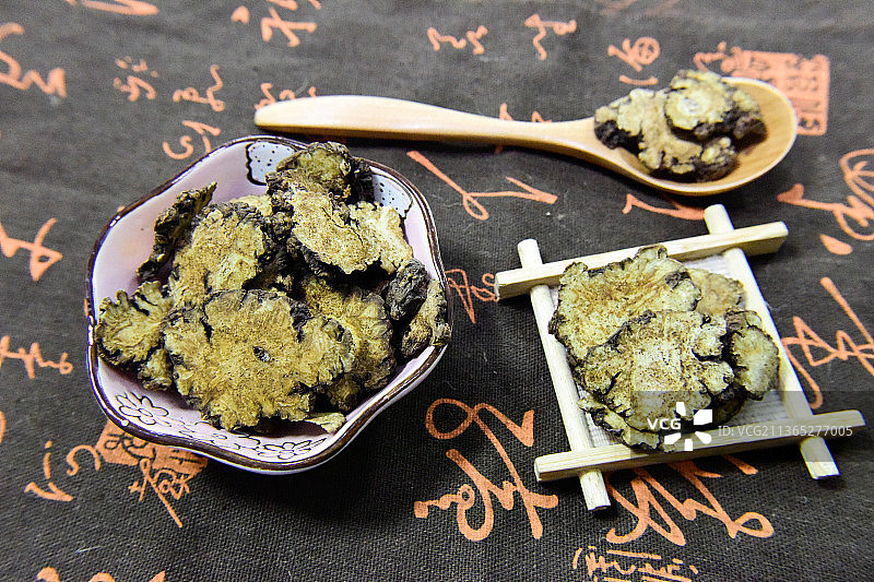 中药材中药植物传统中药珍稀药材川芎图片素材