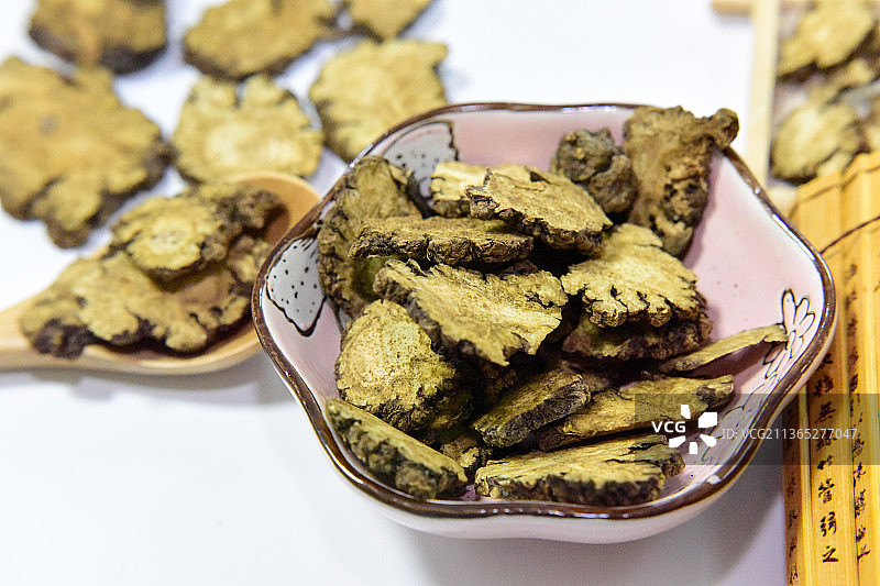 中药材中药植物传统中药珍稀药材川芎图片素材