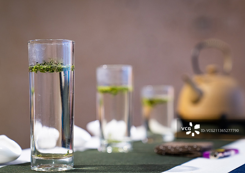 绿茶茶艺表演图片素材