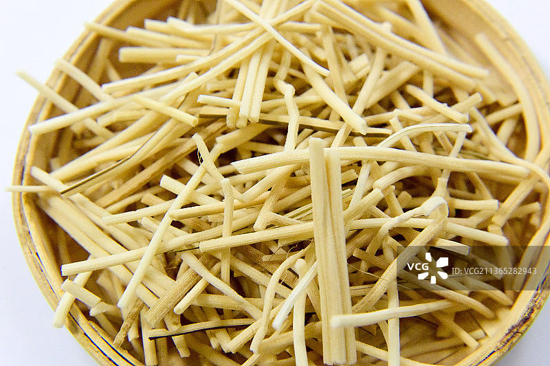 中草药植物中药加工传统中药材灯心草图片素材