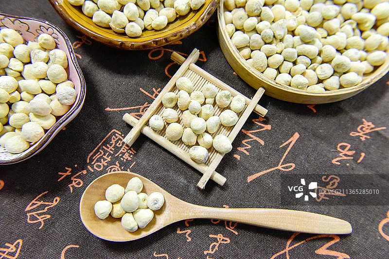 中草药植物中药加工传统中药材法半夏图片素材