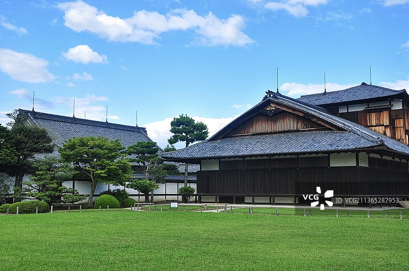 日本京都二条城图片素材
