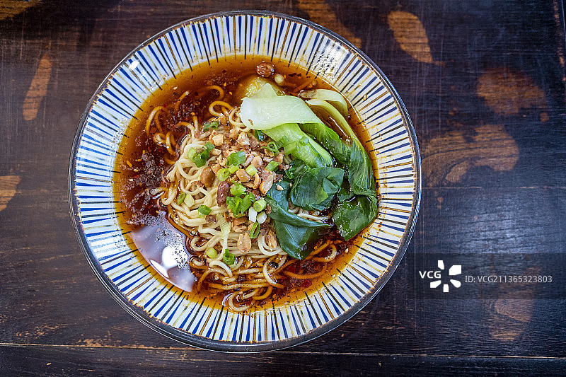 地方特色美食面条特写图片素材
