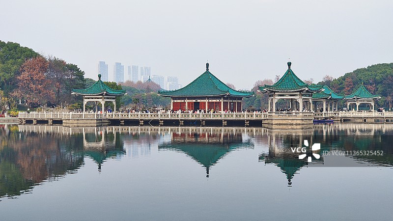 武汉东湖风光图片素材