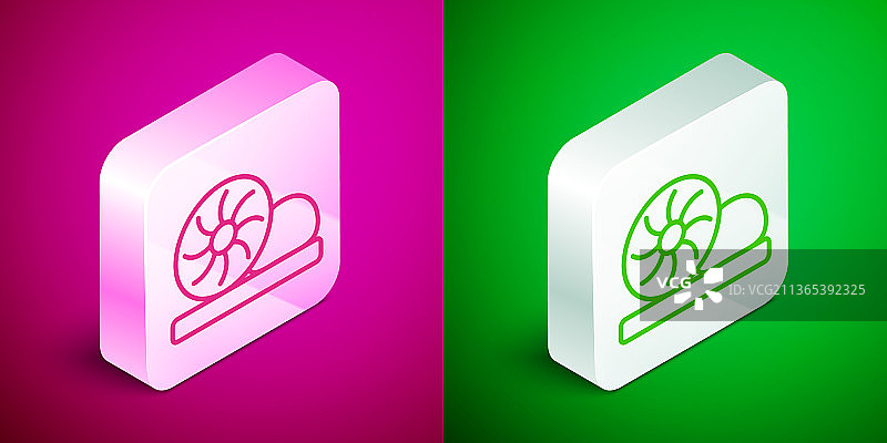 2.5D线条小笼包或蒸饺图片素材