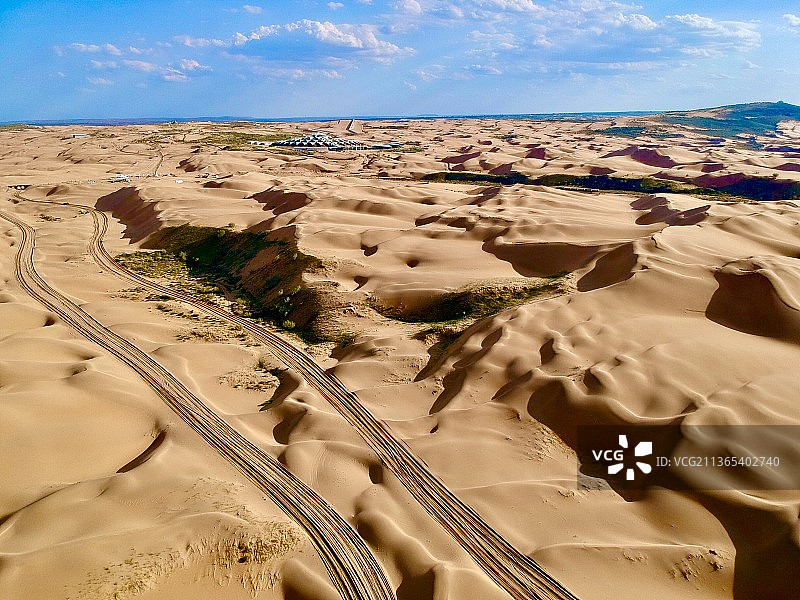 内蒙古鄂尔多斯：达拉特旗响沙湾景区图片素材