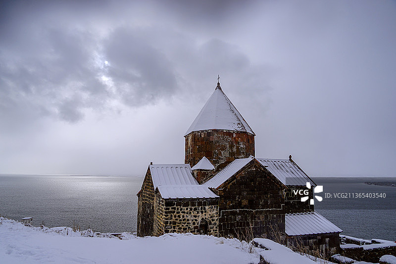 亚美尼亚 塞凡湖 修道院图片素材