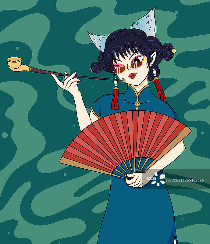 国潮人物图片素材