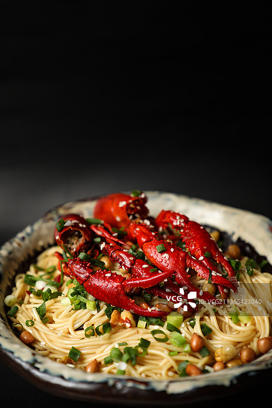 龙虾面图片素材
