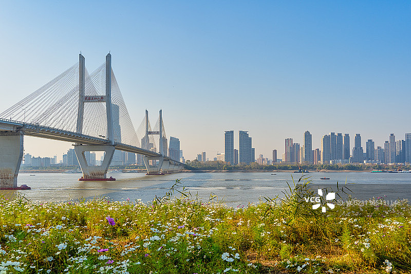 武汉长江二桥图片素材