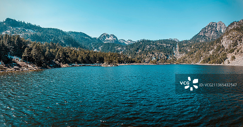 西昌螺髻山黑龙潭风光图片素材