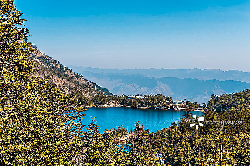 西昌螺髻山黑龙潭风光图片素材