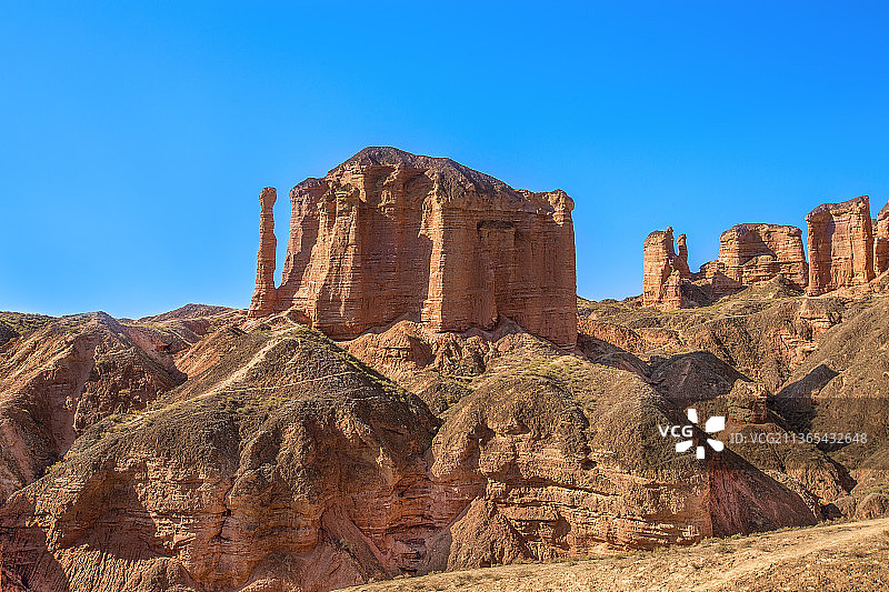 甘肃张掖肃南冰沟丹霞图片素材