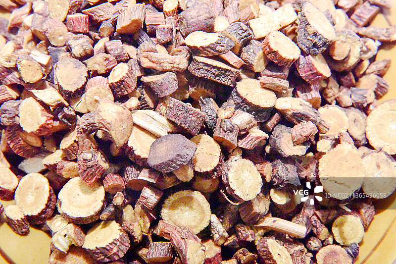 中草药中药加工传统中药材甘草图片素材