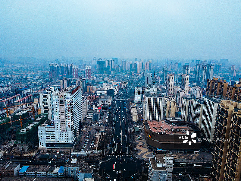衡水 人民公园 百货大楼 和平医院 人民东路 商贸中心 桃城区图片素材