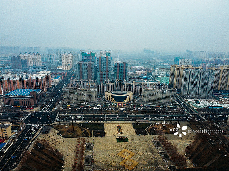 衡水 人民广场 桃城区 衡水学院 人民西路 四中 绿岛尚街图片素材