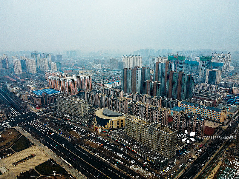 衡水 人民广场 桃城区 衡水学院 人民西路 四中 绿岛尚街图片素材